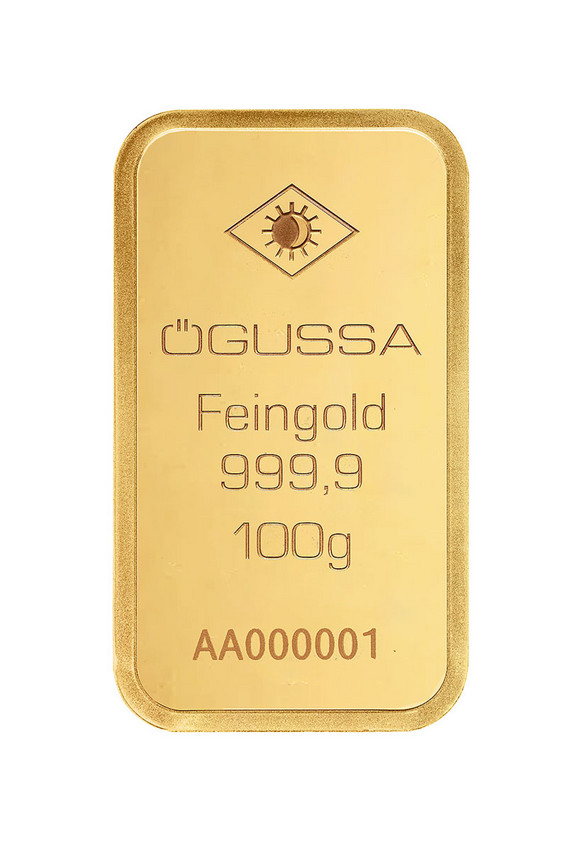 ÖGUSSA Feingold Barren 100 Gramm