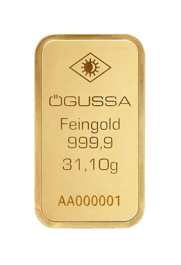 ÖGUSSA Feingold Barren 31,1 Gramm