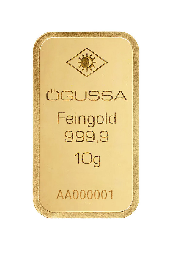 ÖGUSSA Feingold Barren 10 Gramm