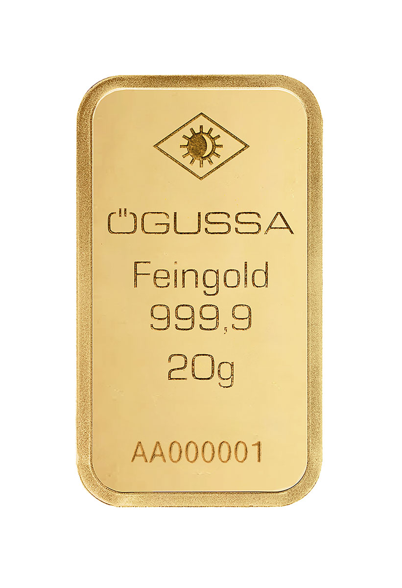 ÖGUSSA Feingold Barren 20 Gramm